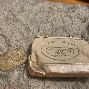 Authentic Coach Bag with pouch